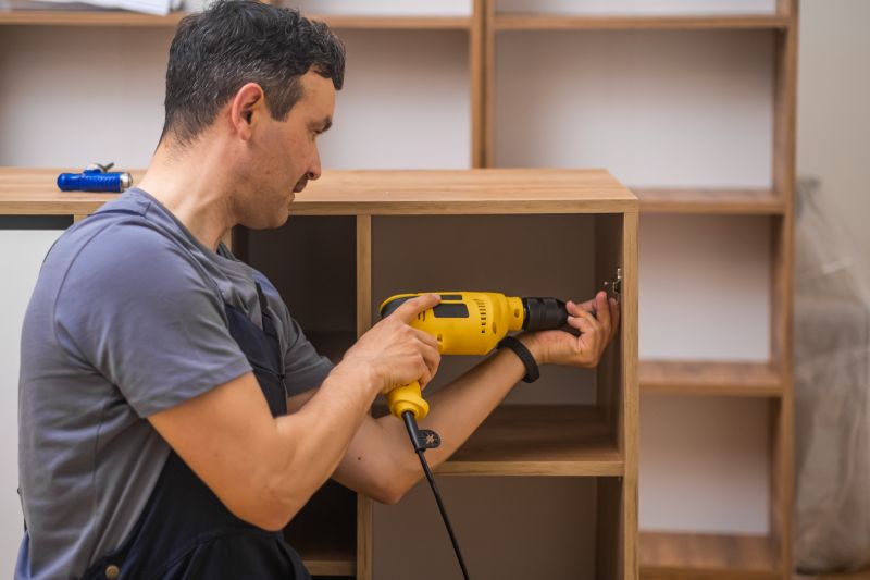 Custom Bookshelves Installation in Greensboro, NC