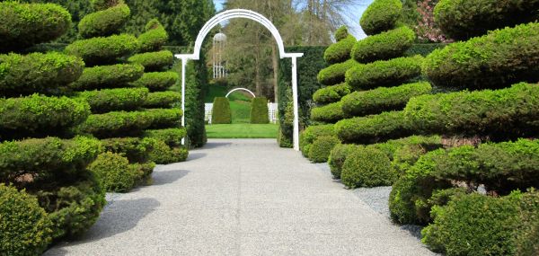 Driveway Arbor Installation